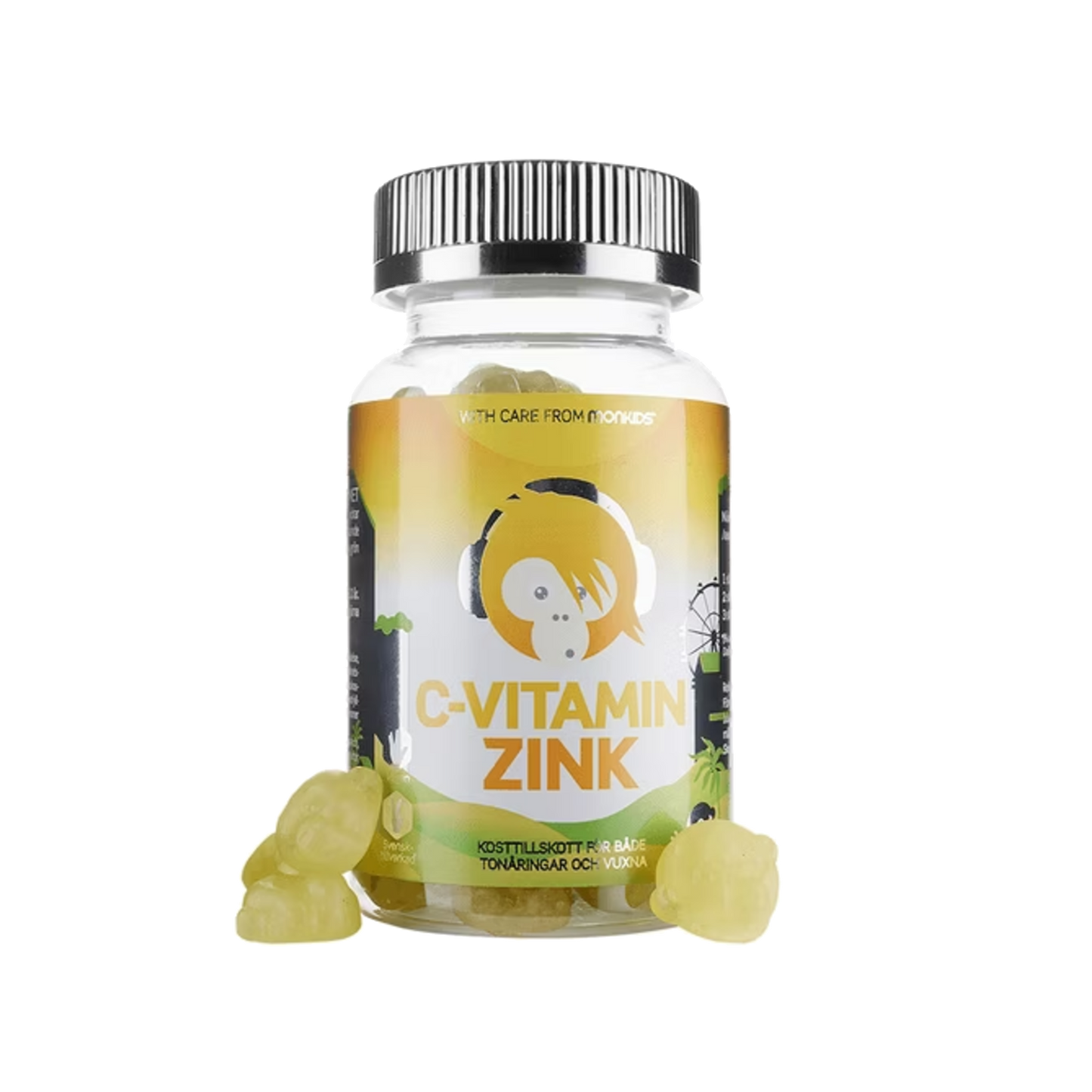 「Monkids Vitamin C + Zinc Teen」60 tablets