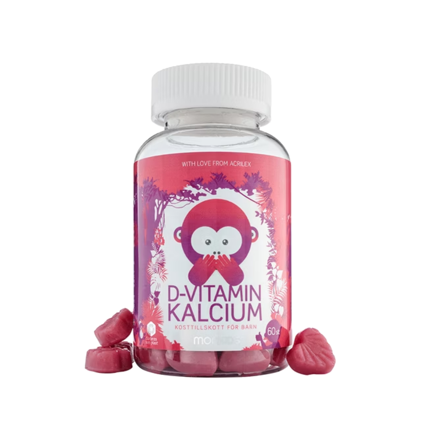 「Monkids Vitamin D + Calcium Baby」60 tablets