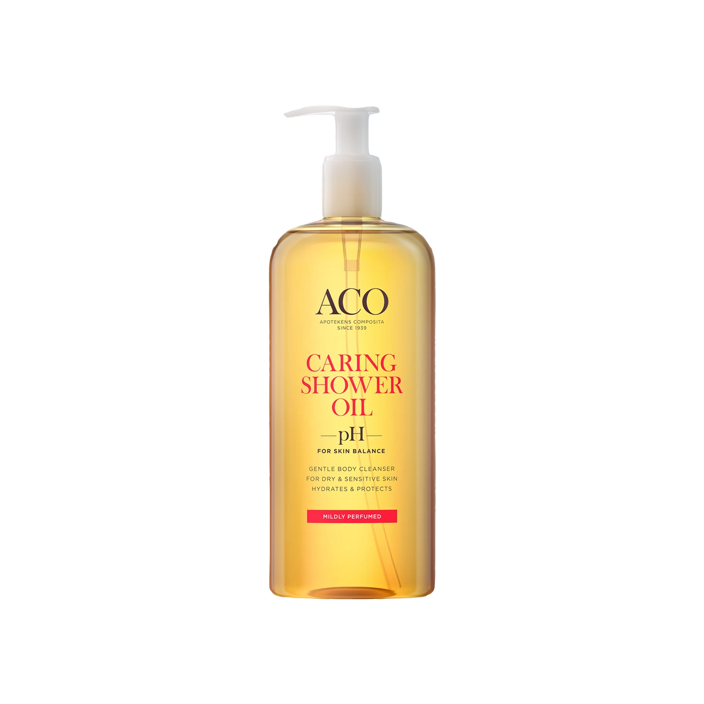 ACO Caring Shower Oil Mildt parfymerad 400 ml