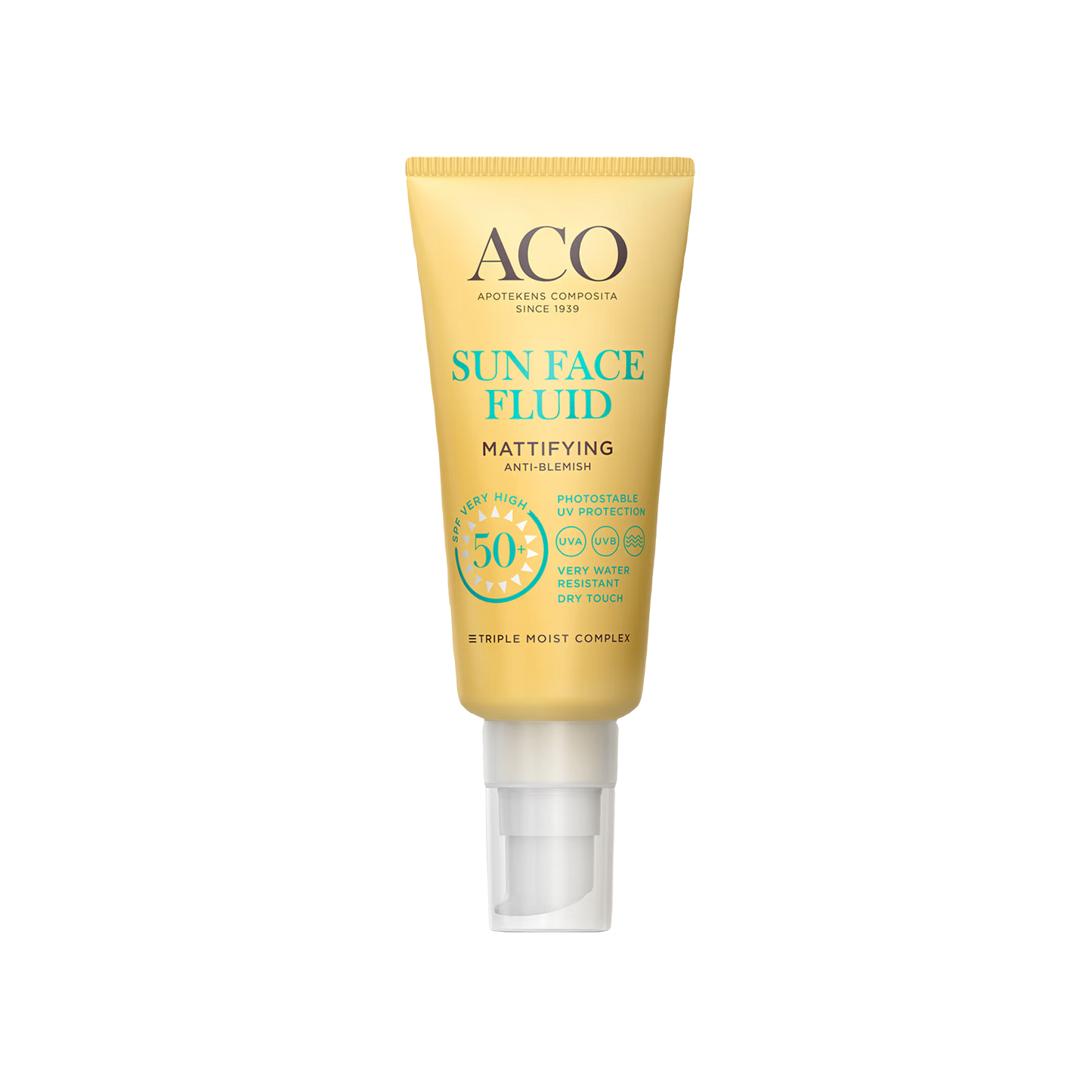ACO Sun Face Fluid Mattifying SPF 50+ 40 ml