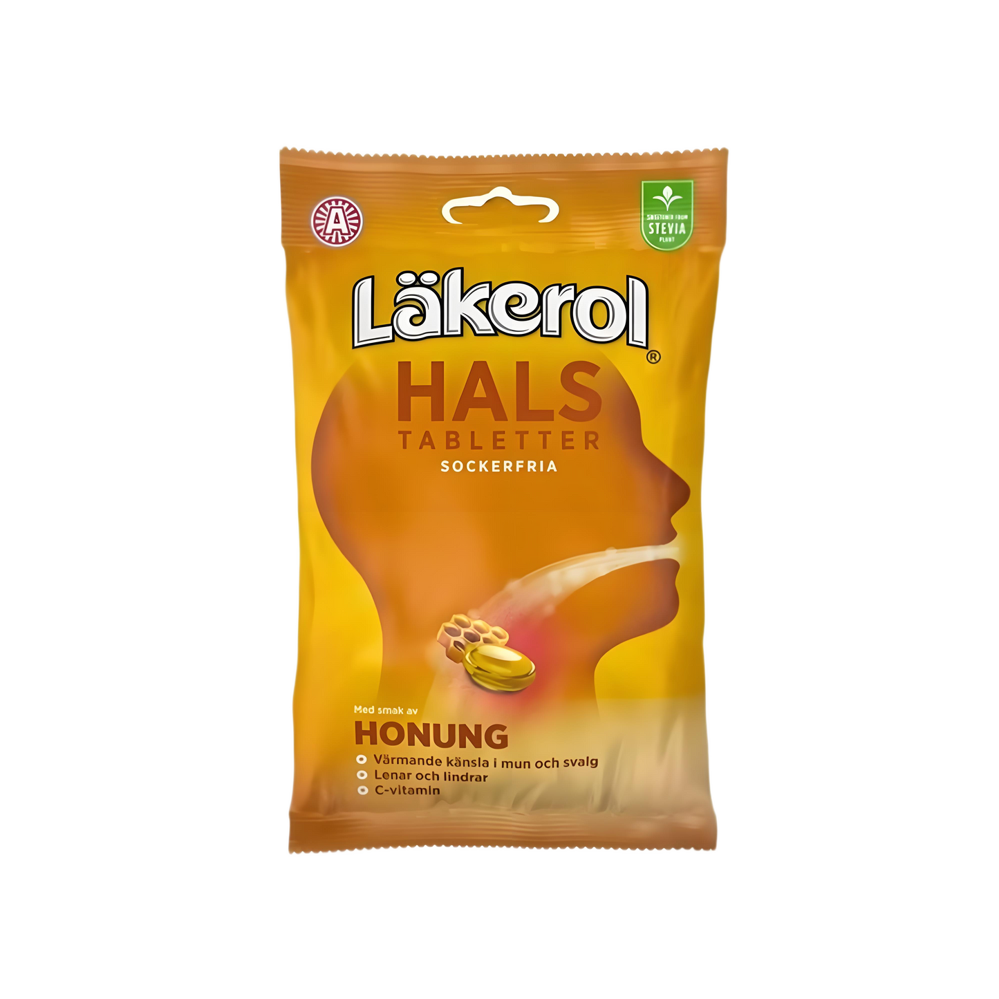 「Läkerol Hals Honey」65g