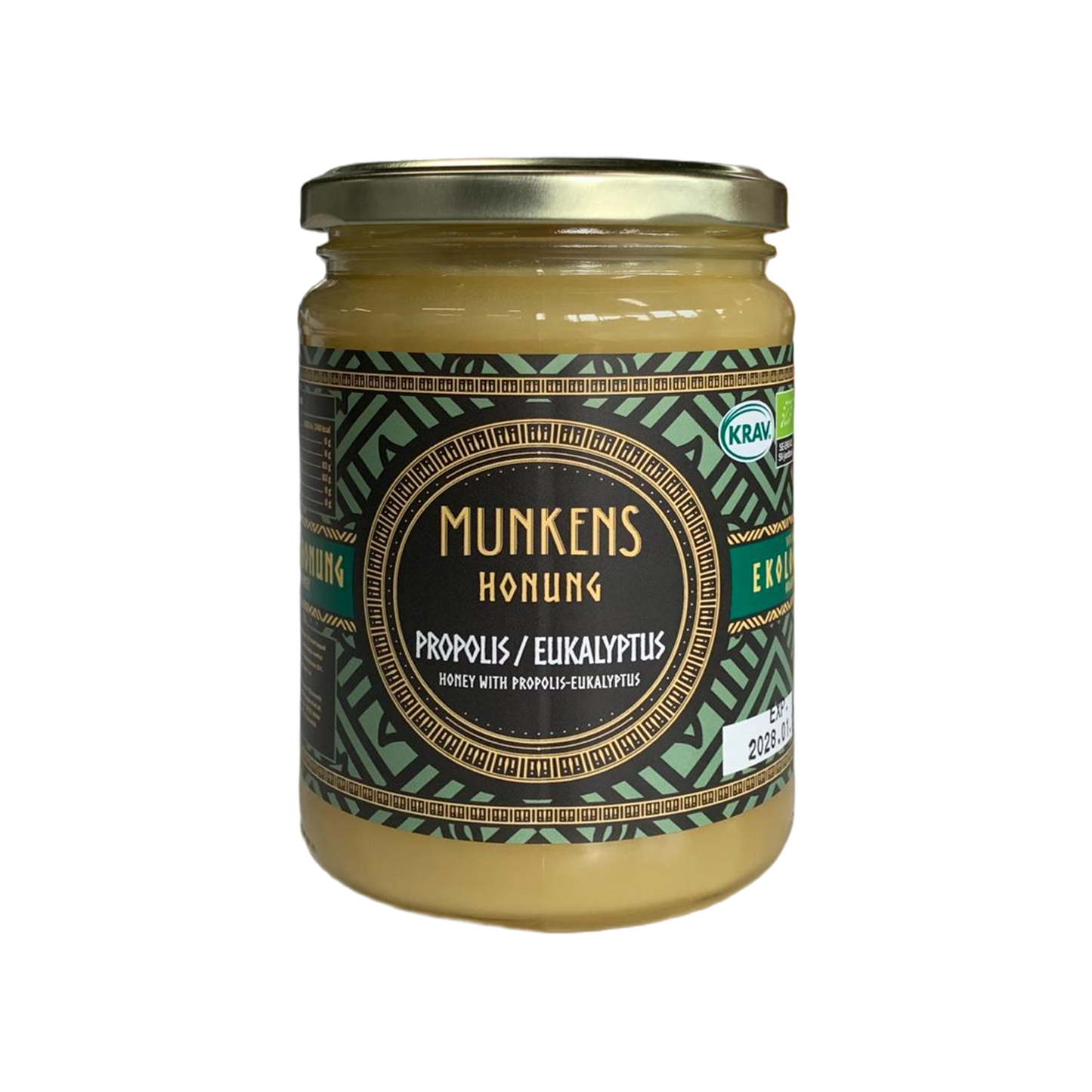 「Munkens Swedish Organic Honey Propolis & Eucalyptus」500g