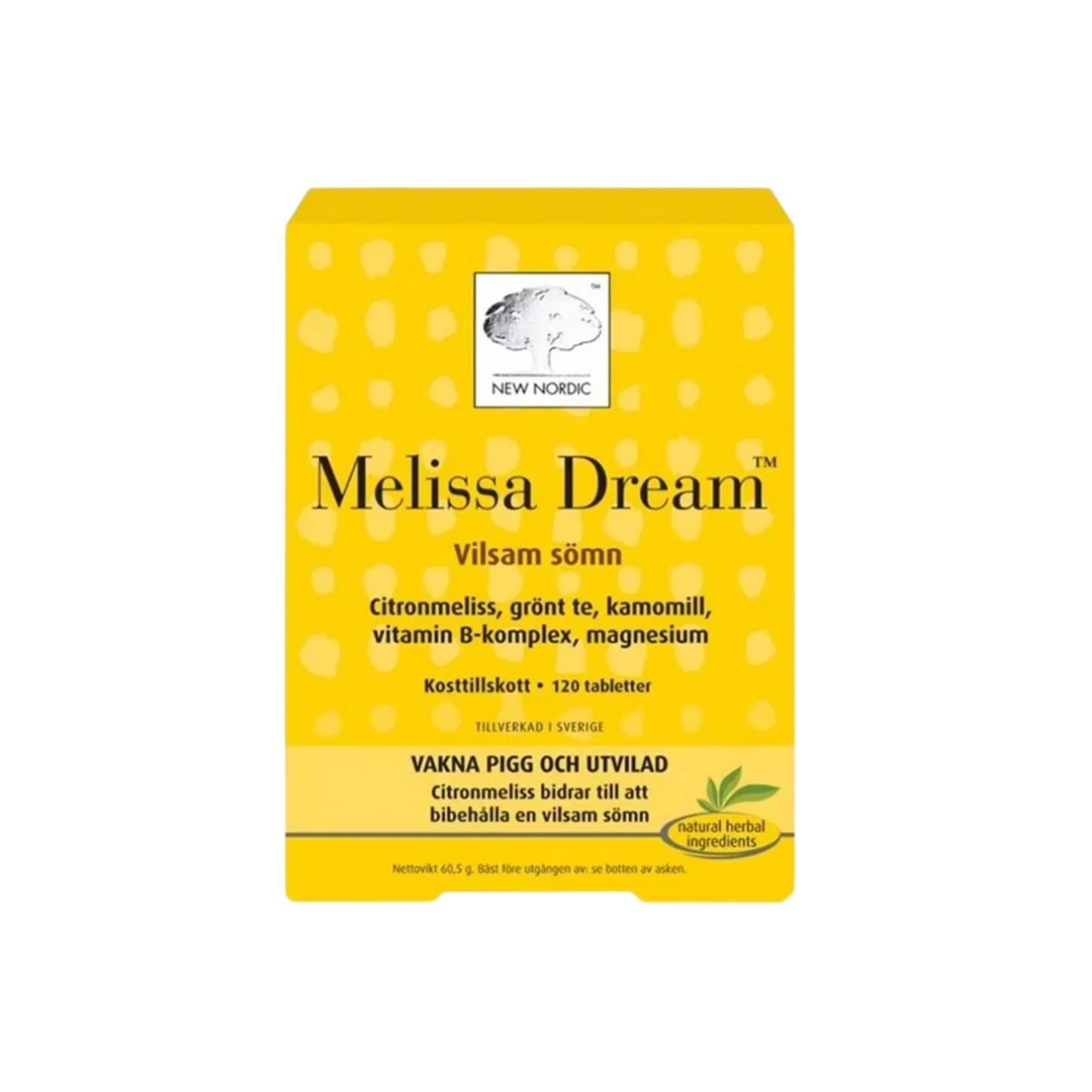 「New Nordic Melissa Dream」120 tablets
