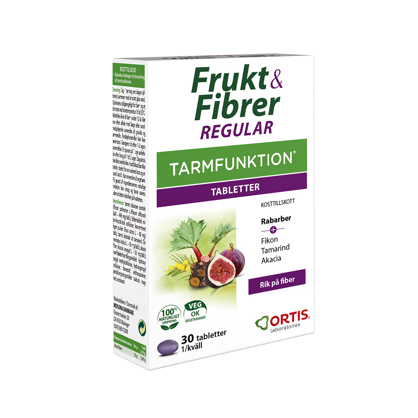 「Ortis Fruit & Fiber」30 tablets