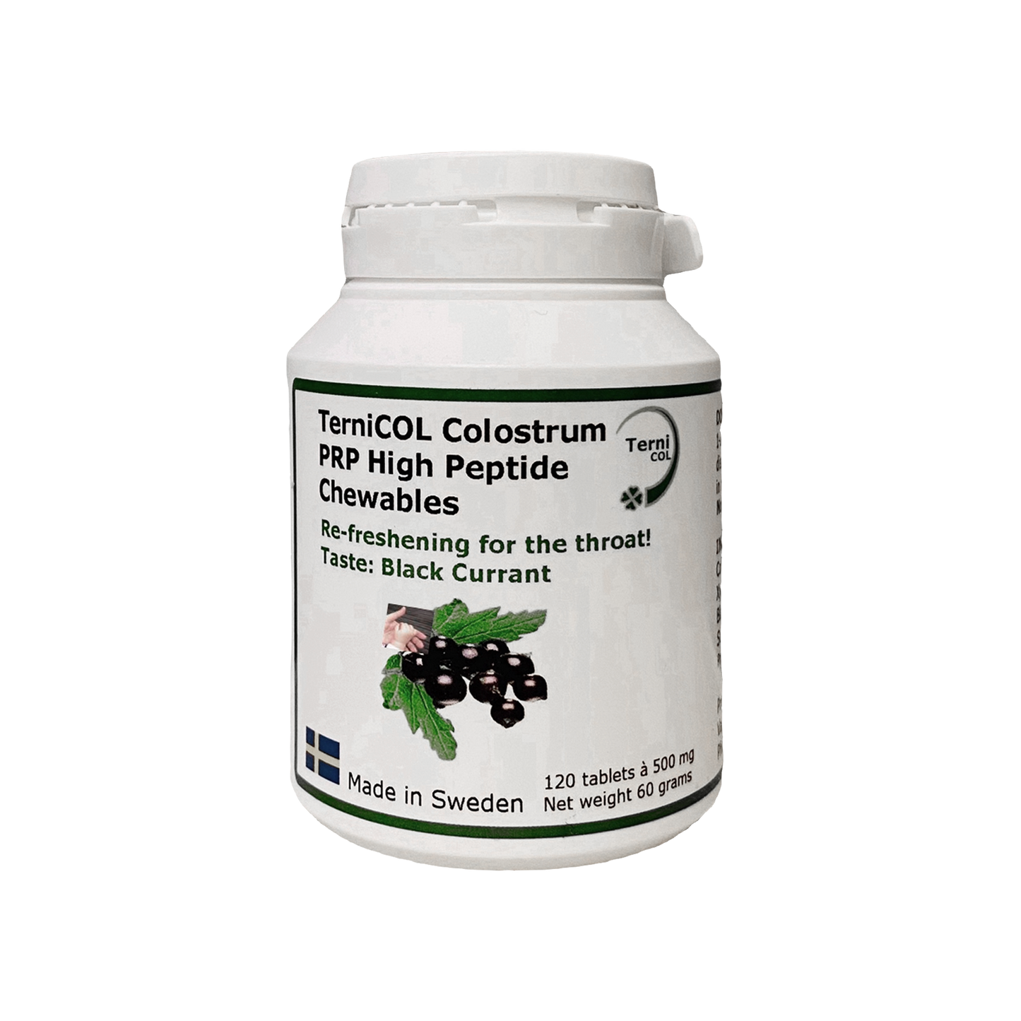 「TerniCOL Colostrum PRP High Peptide Chewables」120 Tablets