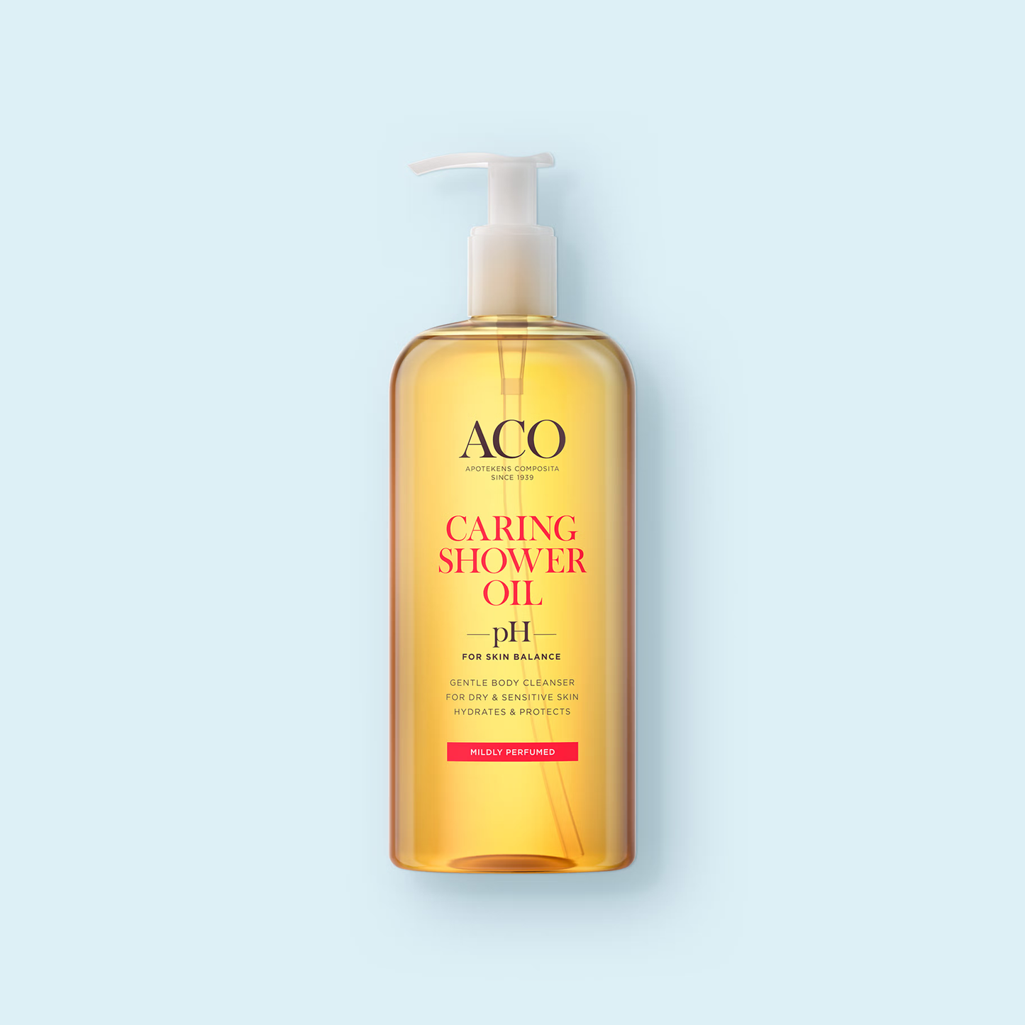 ACO Caring Shower Oil Mildt parfymerad 400 ml