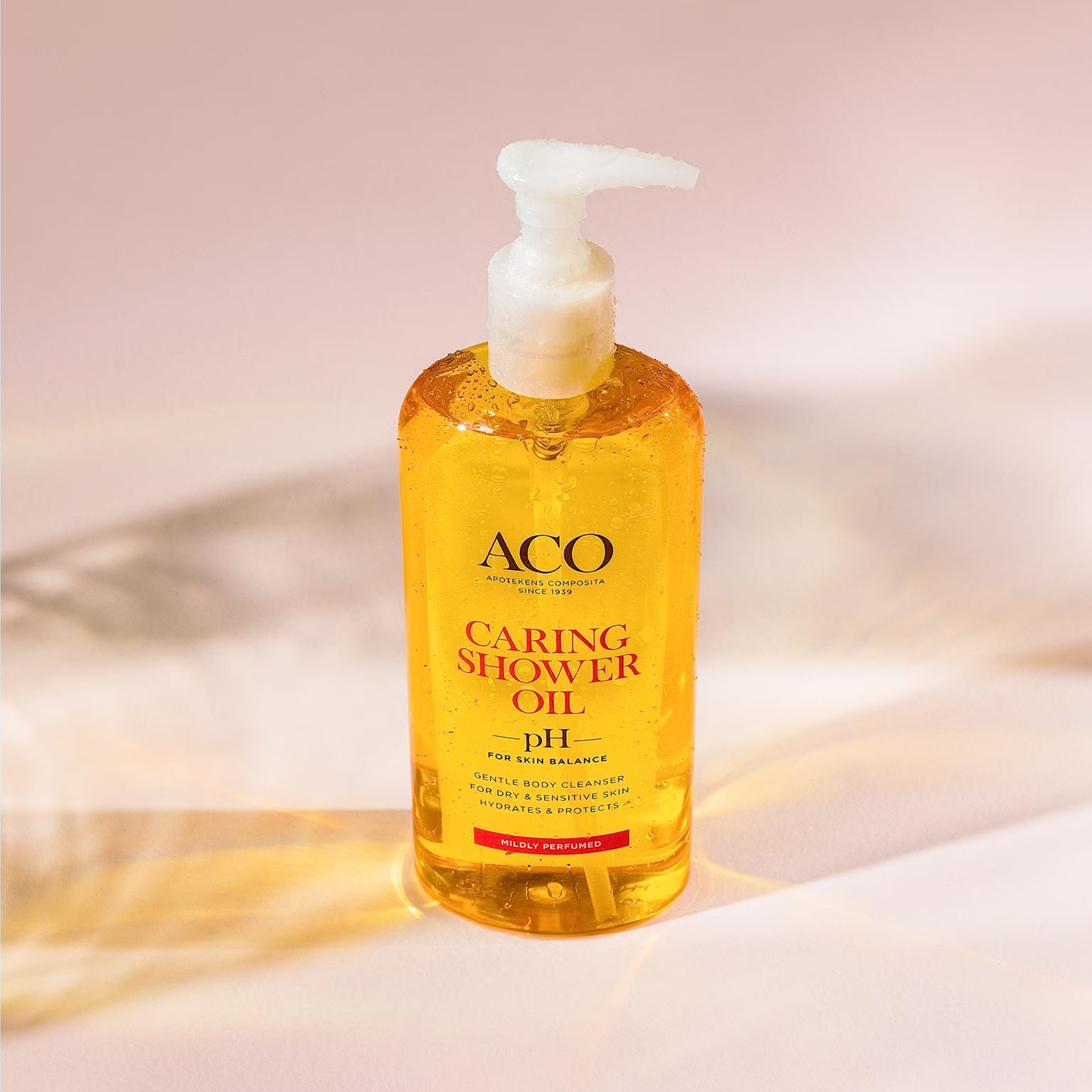 ACO Caring Shower Oil Mildt parfymerad 400 ml