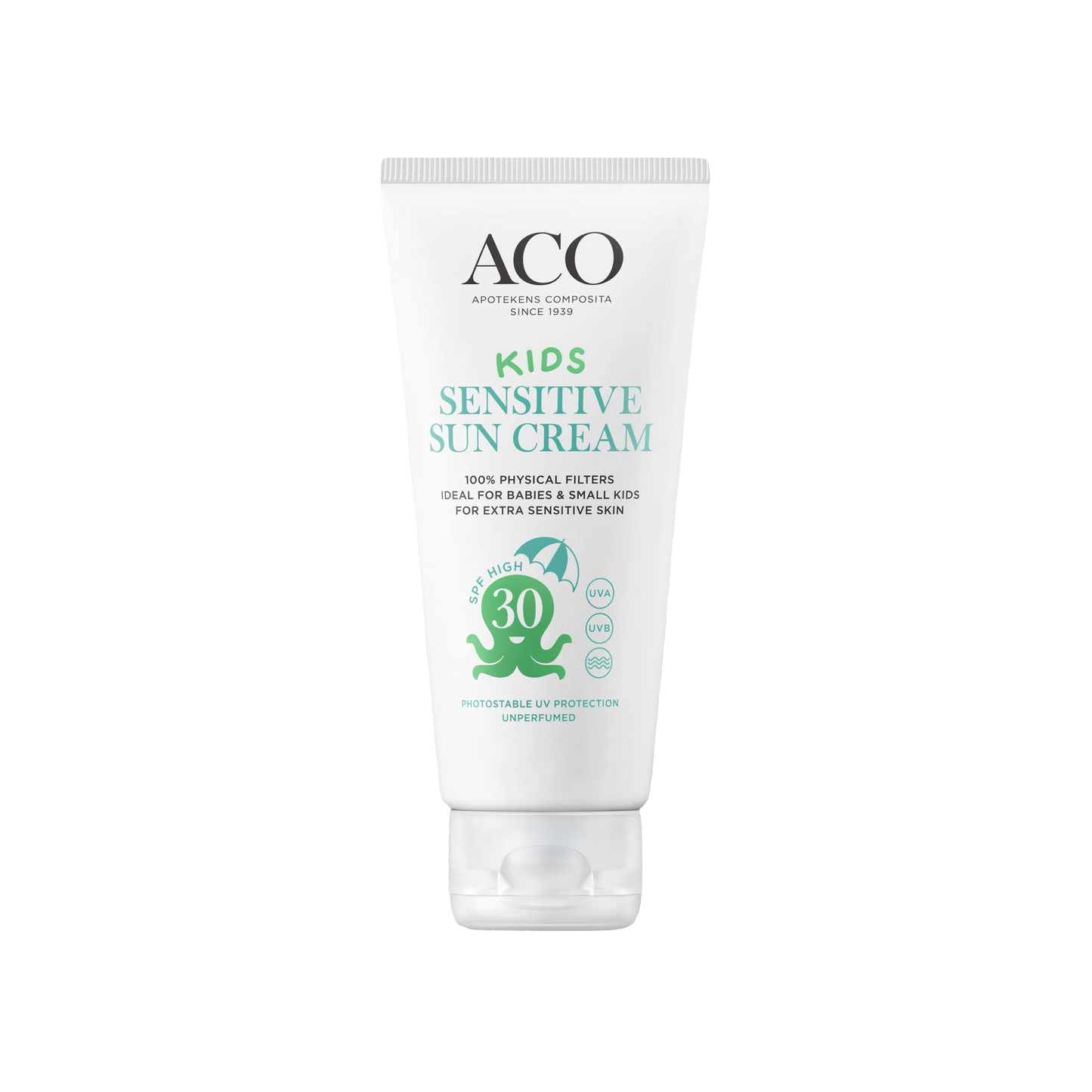 「ACO Kids Sensitive Sun Cream SPF30」100ml