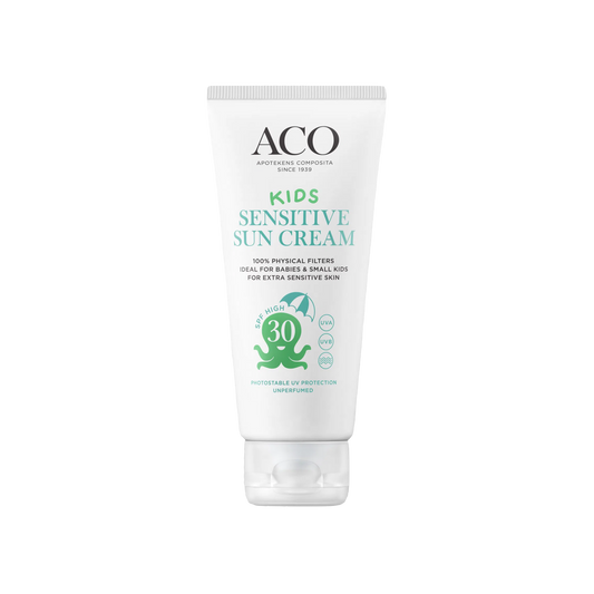 「ACO Kids Sensitive Sun Cream SPF30」100ml