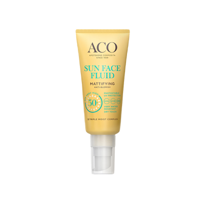 ACO Sun Face Fluid Mattifying SPF 50+ 40 ml