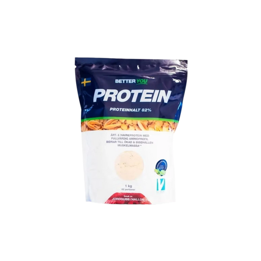 Better You Ärt- och Havreprotein Jordgubb/Hallon 1 kg