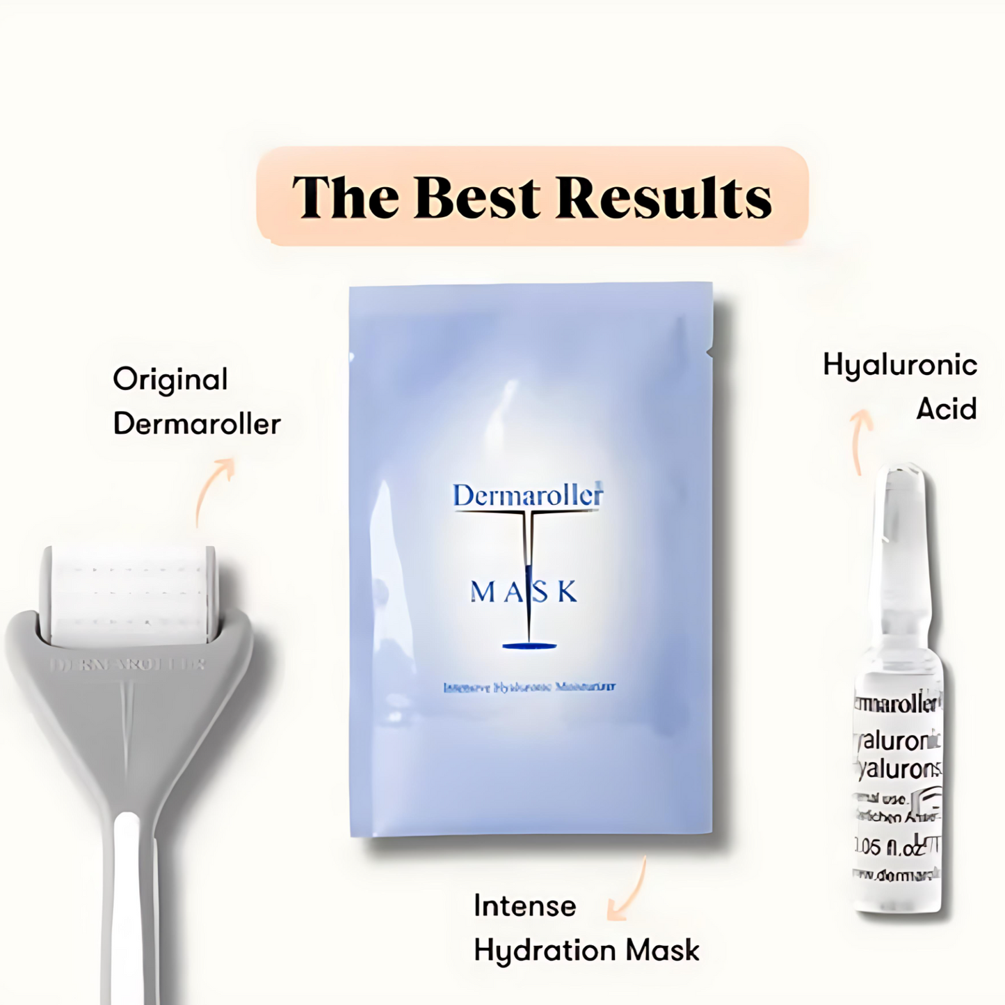 「Dermaroller Hyaluronic Acid Ampules」30pcs