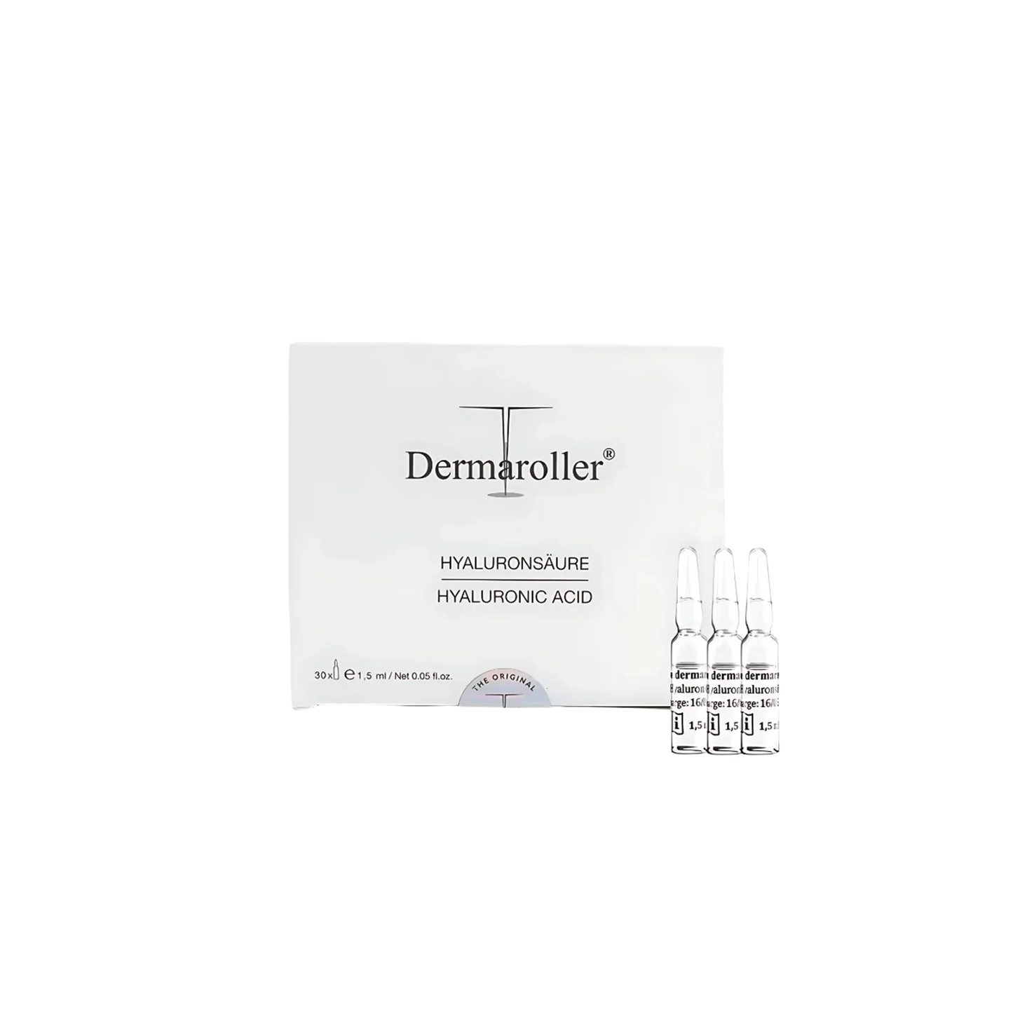 「Dermaroller Hyaluronic Acid Ampules」30pcs