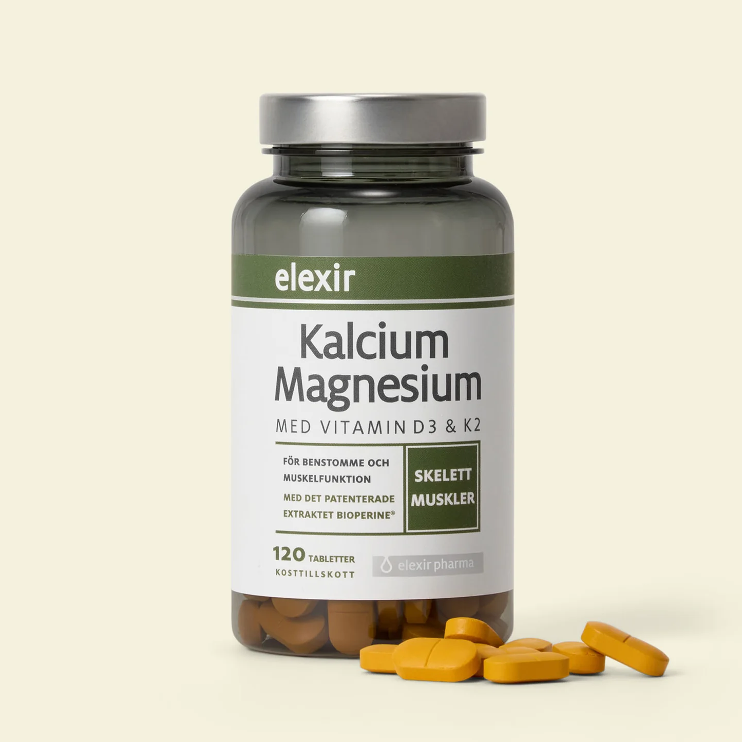 「Elexir Calcium Magnesium」120 tablets