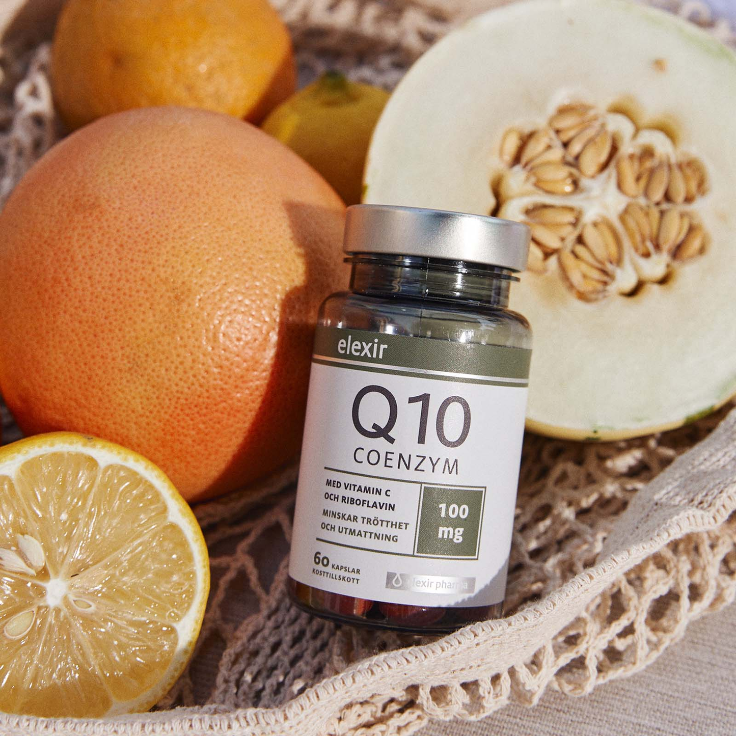 「Elexir Coenzyme Q10 100mg」60 capsules