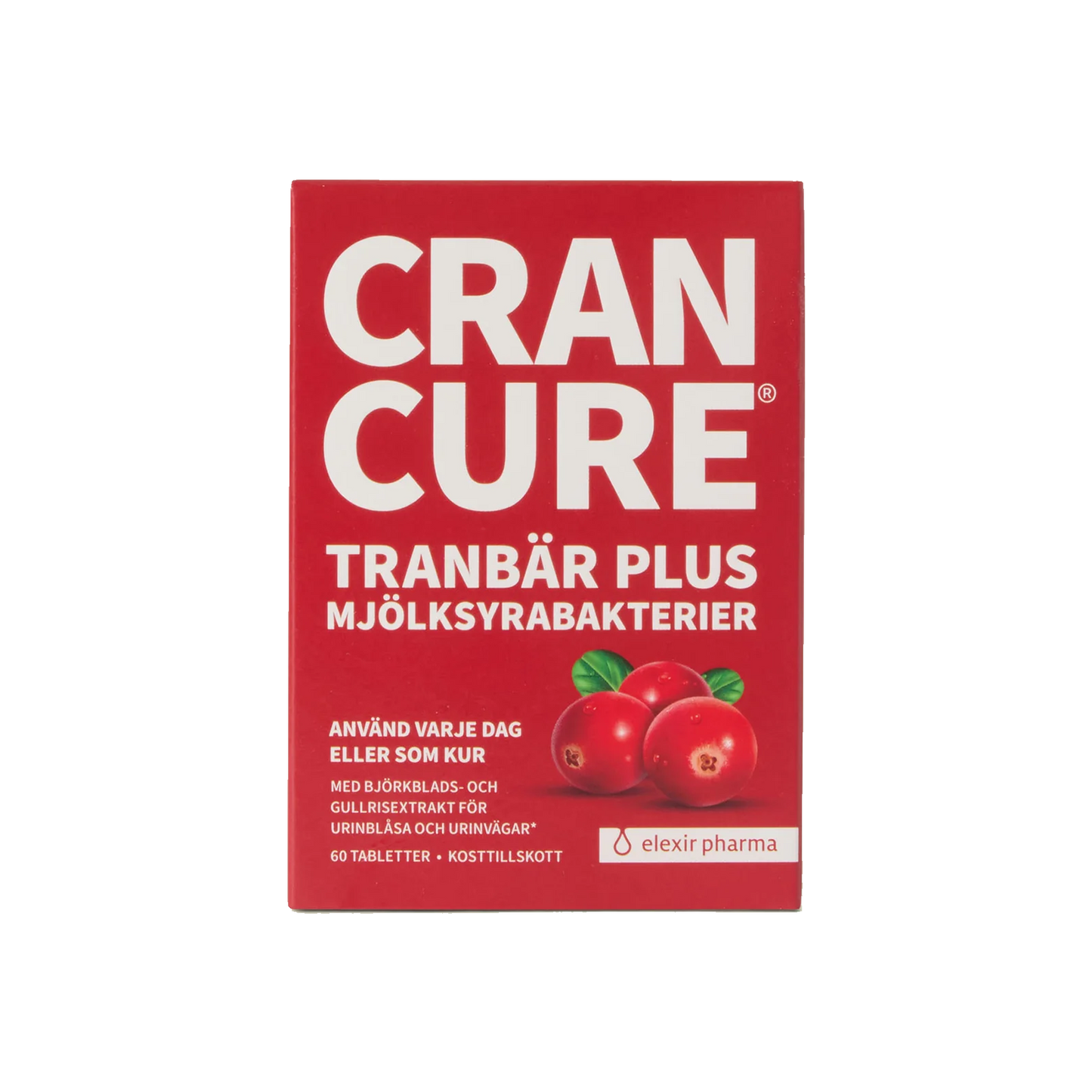 「Elexir Cran Cure Cranberry Plus Lactic Acid Bacteria」60 tablets