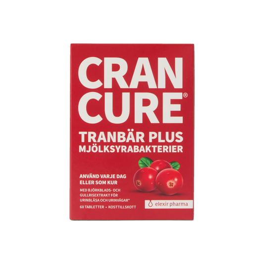 Elexir Cran Cure Tranbär Plus Mjölksyrabakterier 60 tabletter