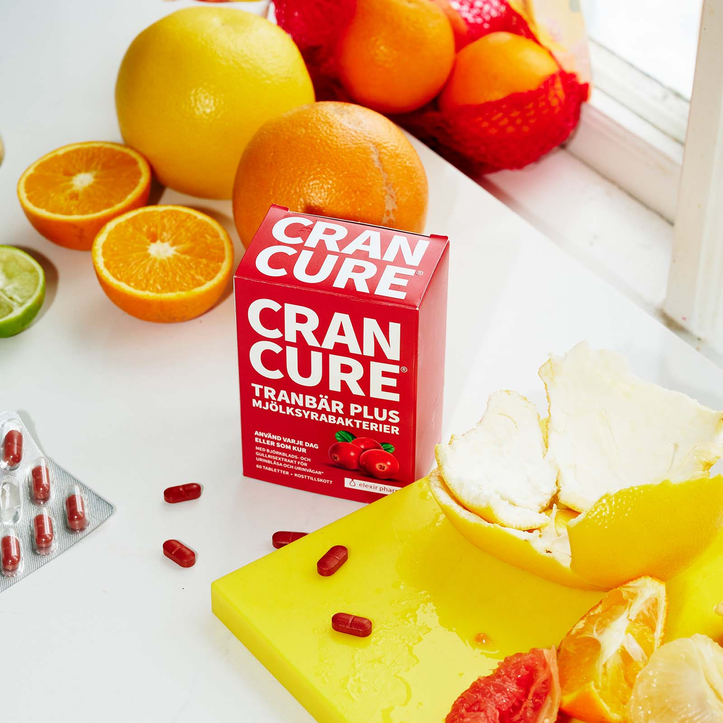 「Elexir Cran Cure Cranberry Plus Lactic Acid Bacteria」60 tablets