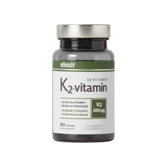 「Elexir K2-Vitamin D3-Vitamin」60 kapslar