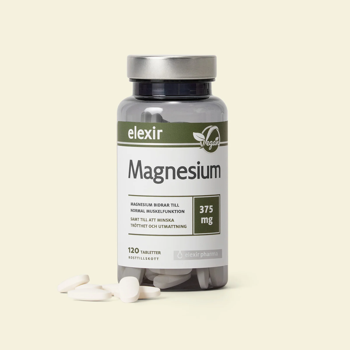 「Elexir Magnesium 375mg」120 tablets