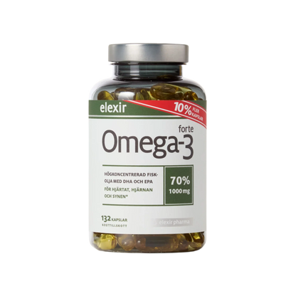 「Elexir Omega-3 Forte 1000mg」132 kapslar