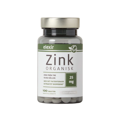 「Elexir Zinc 25mg」100 tablets