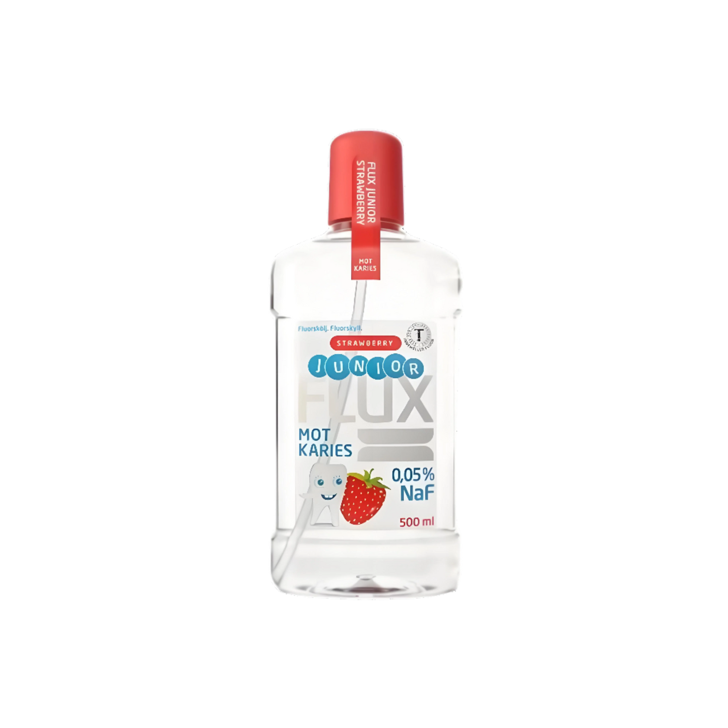 「Flux Junior Strawberry Fluoride Rinse」500ml