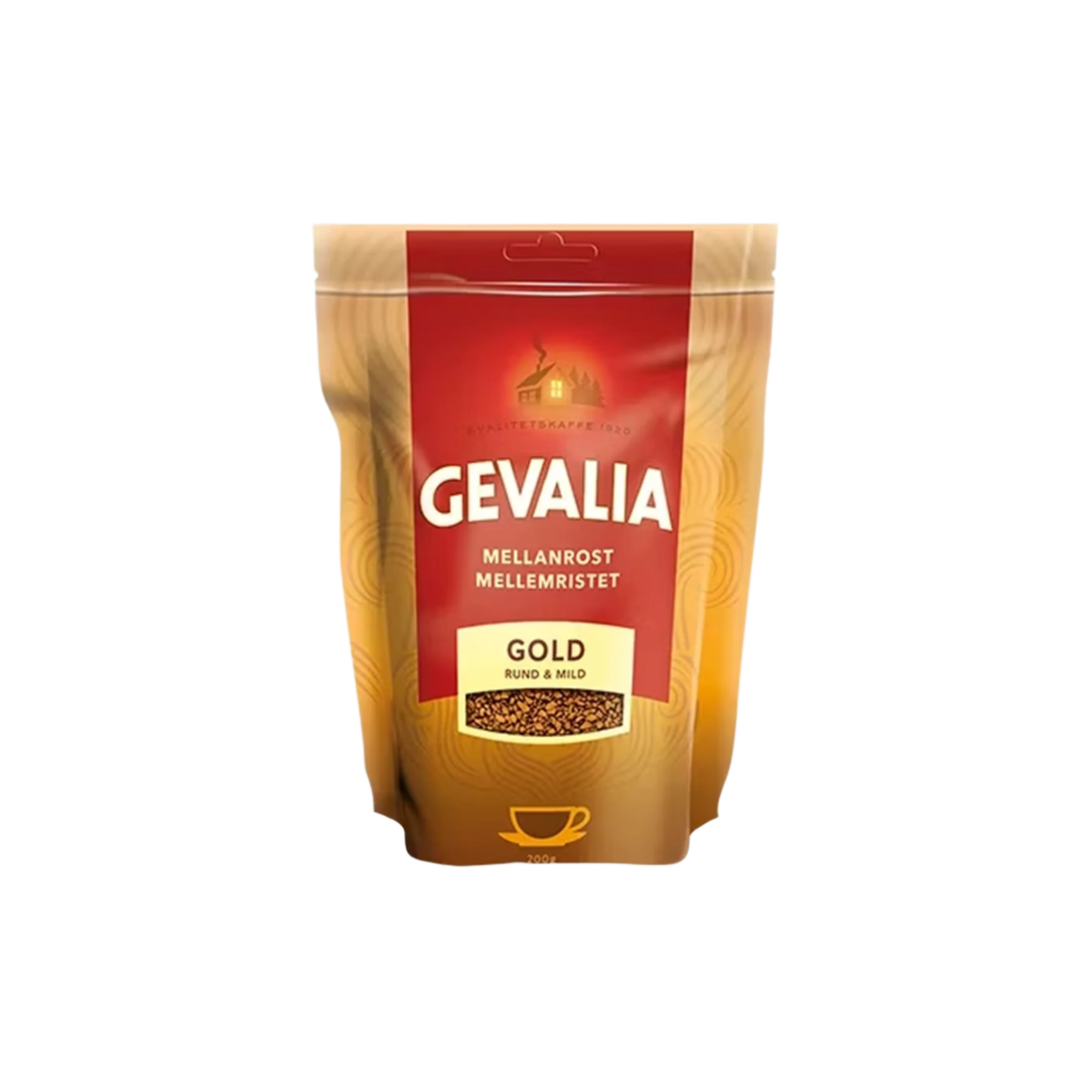 Gevalia snabbkaffe Gold Medium Rostad Refill 200g