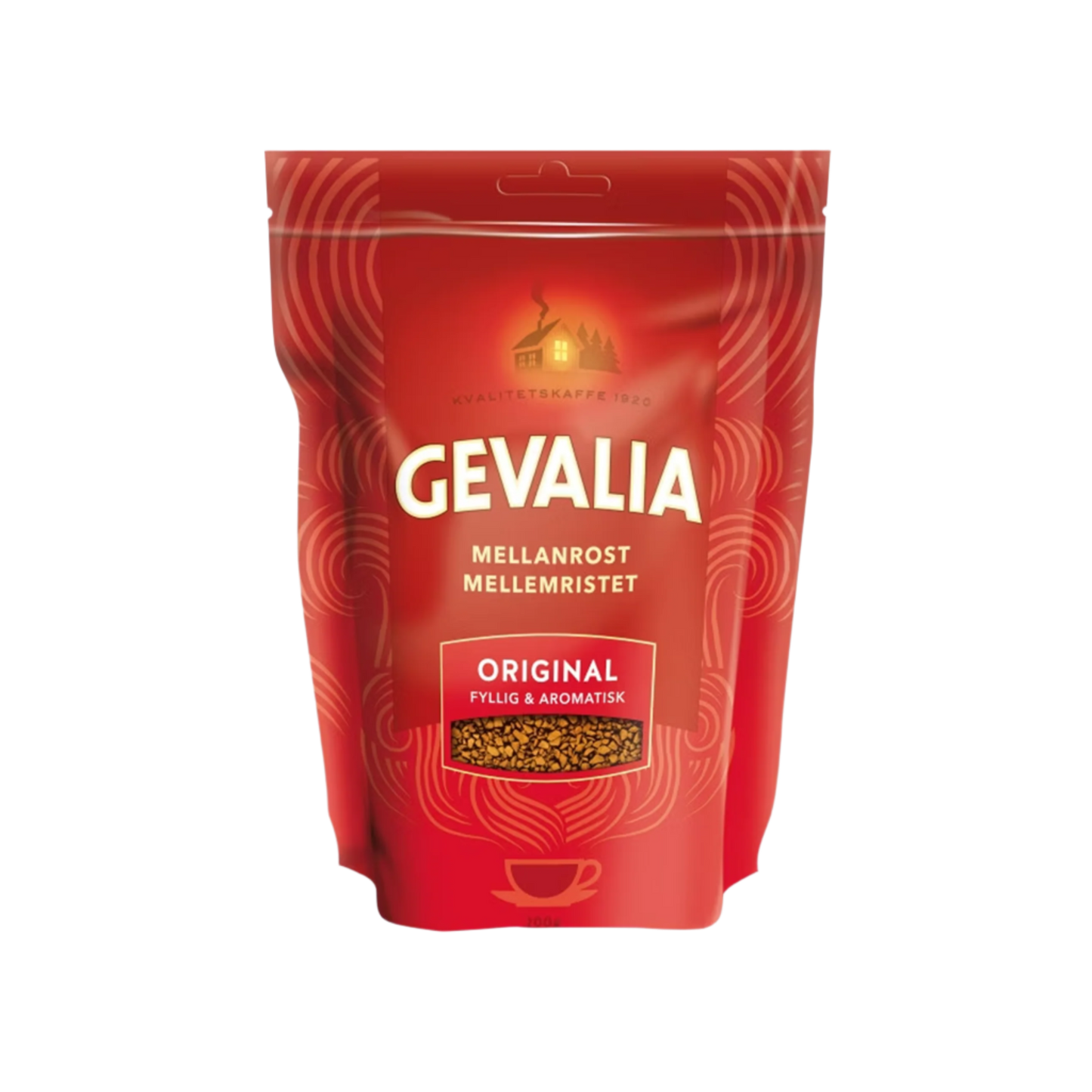 Gevalia snabbkaffe med medelrostat påfyllning 200 g