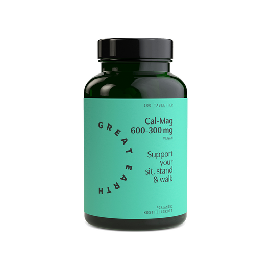 Great Earth Cal-Mag 600-300 mg 120 tabletter
