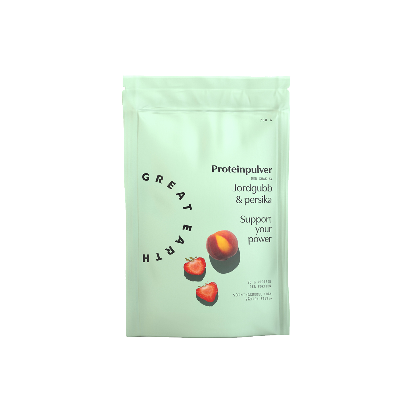 「Great Earth Protein Powder Strawberry & Peach」750g