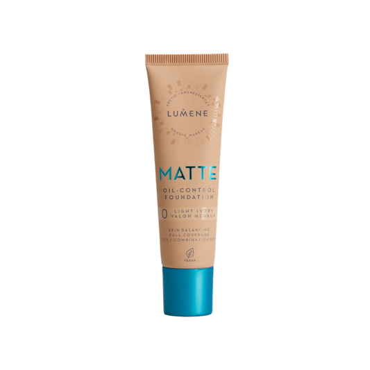 Lumene Matte Oil-Control Foundation SPF20 #0 Ljus Elfenben 30 ml
