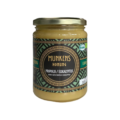 「Munkens Swedish Organic Honey Propolis & Eucalyptus」500g