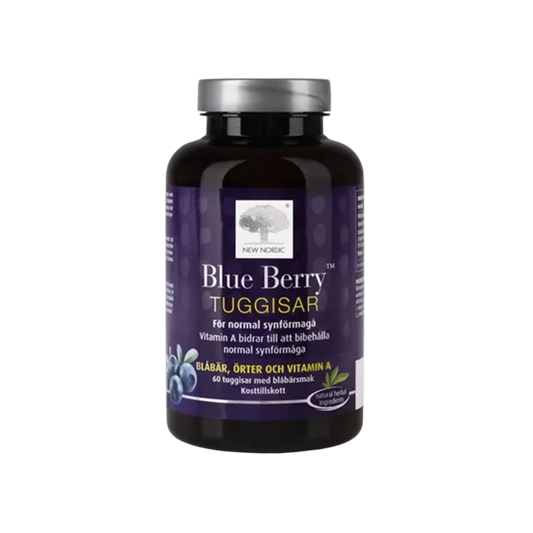 New Nordic Blue Berry Chews 60 tabletter