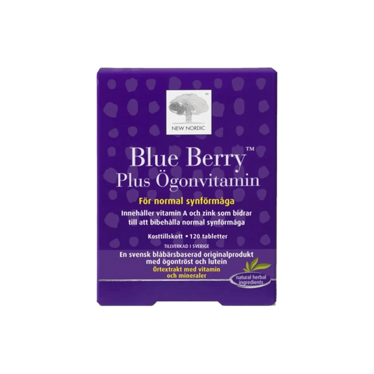 New Nordic Blue Berry Plus ögonvitamin 120 tabletter