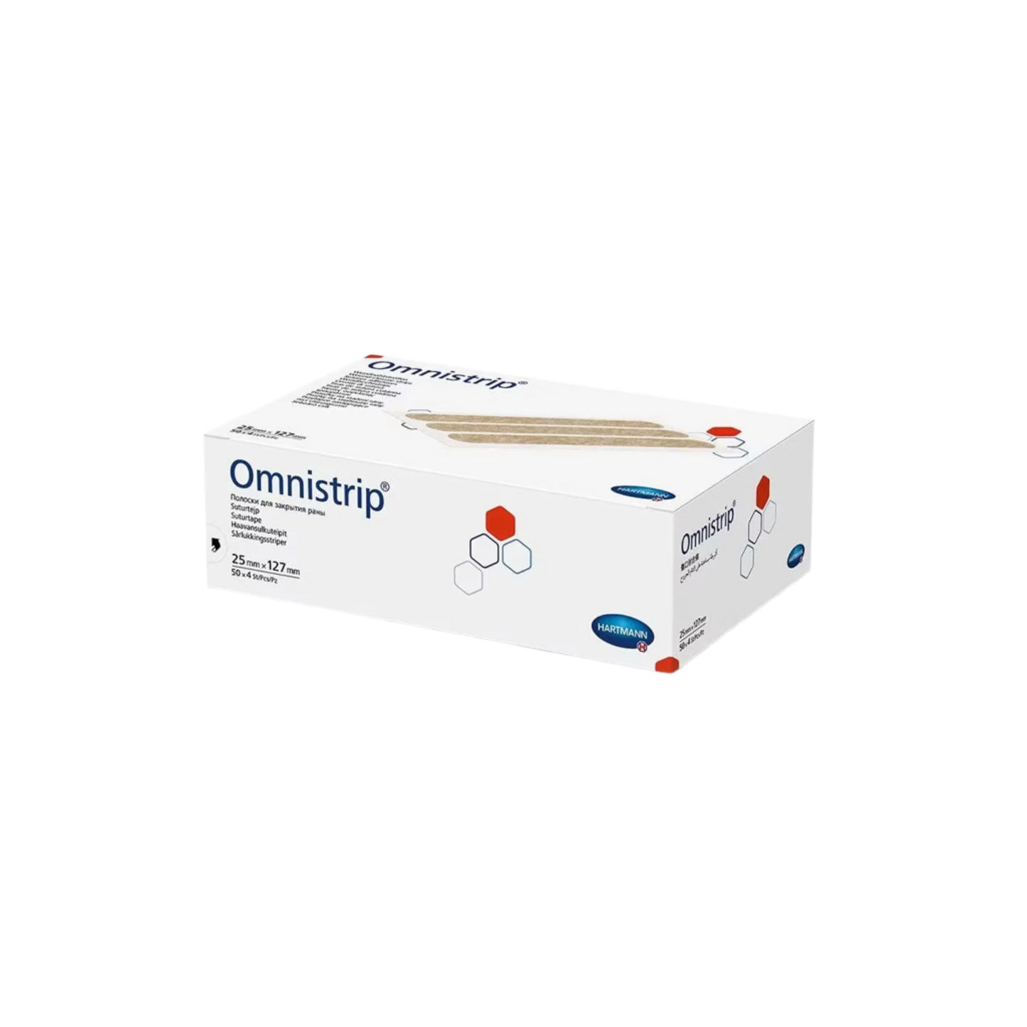 「Omnistrip Wound Closure Strip 25x127mm」50*4pcs