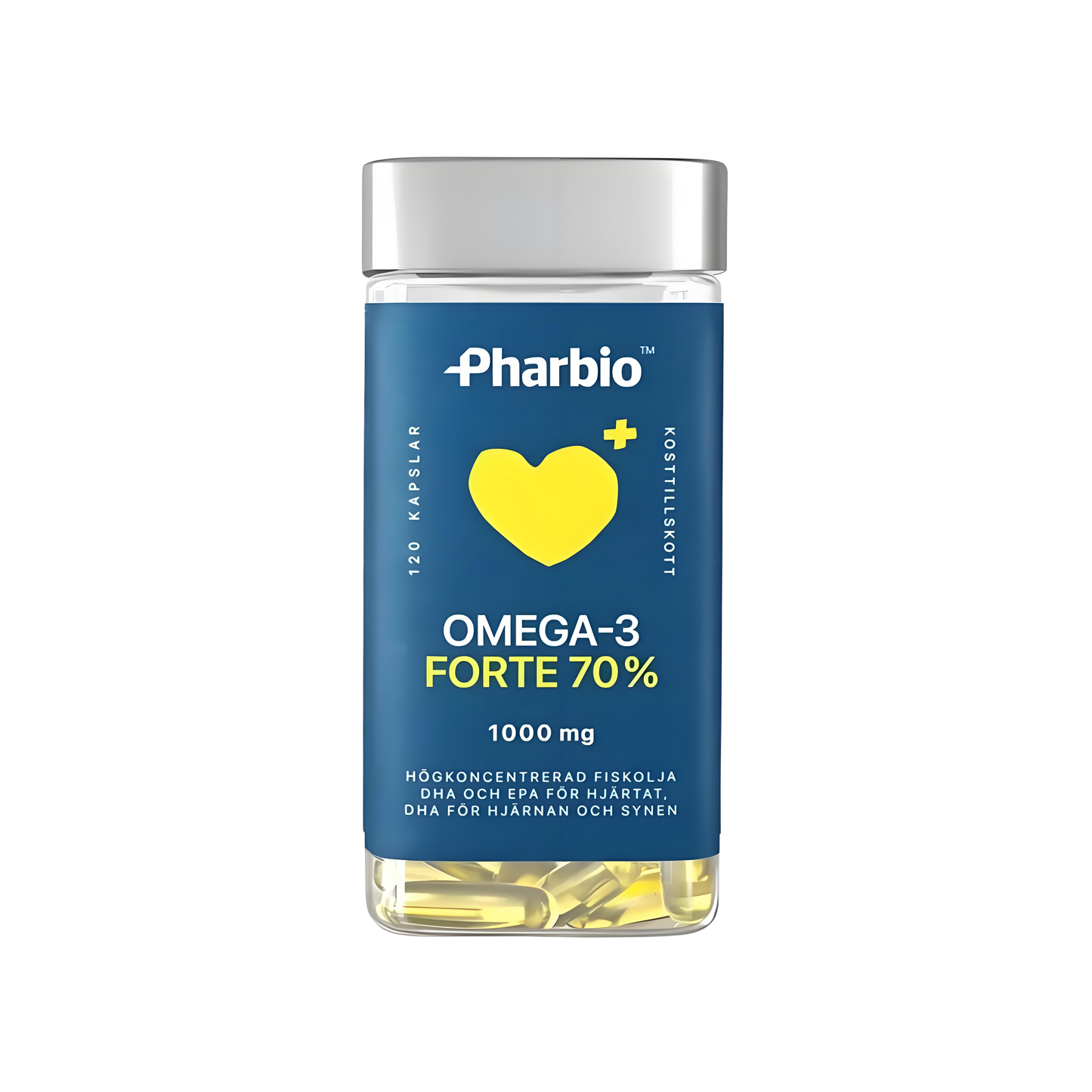 「Pharbio Omega-3 Forte 70%」120 capsules