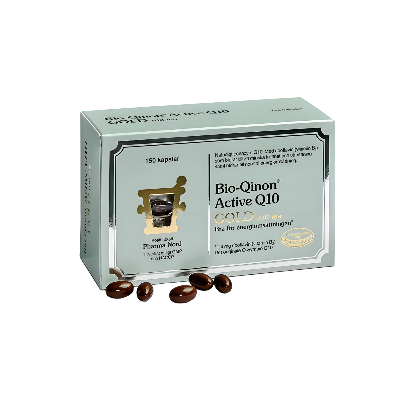 「Pharma Nord Bio Qinon Active Q10 Gold 100mg」150 capsules