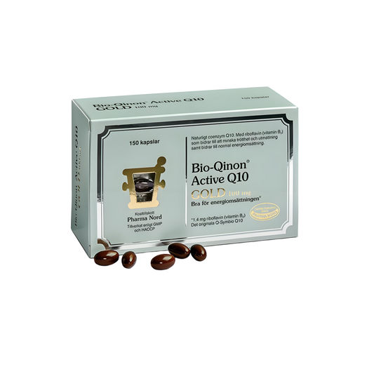 Pharma Nord Bio Qinon Aktivt Q10 Guld 100 mg 150 kapslar