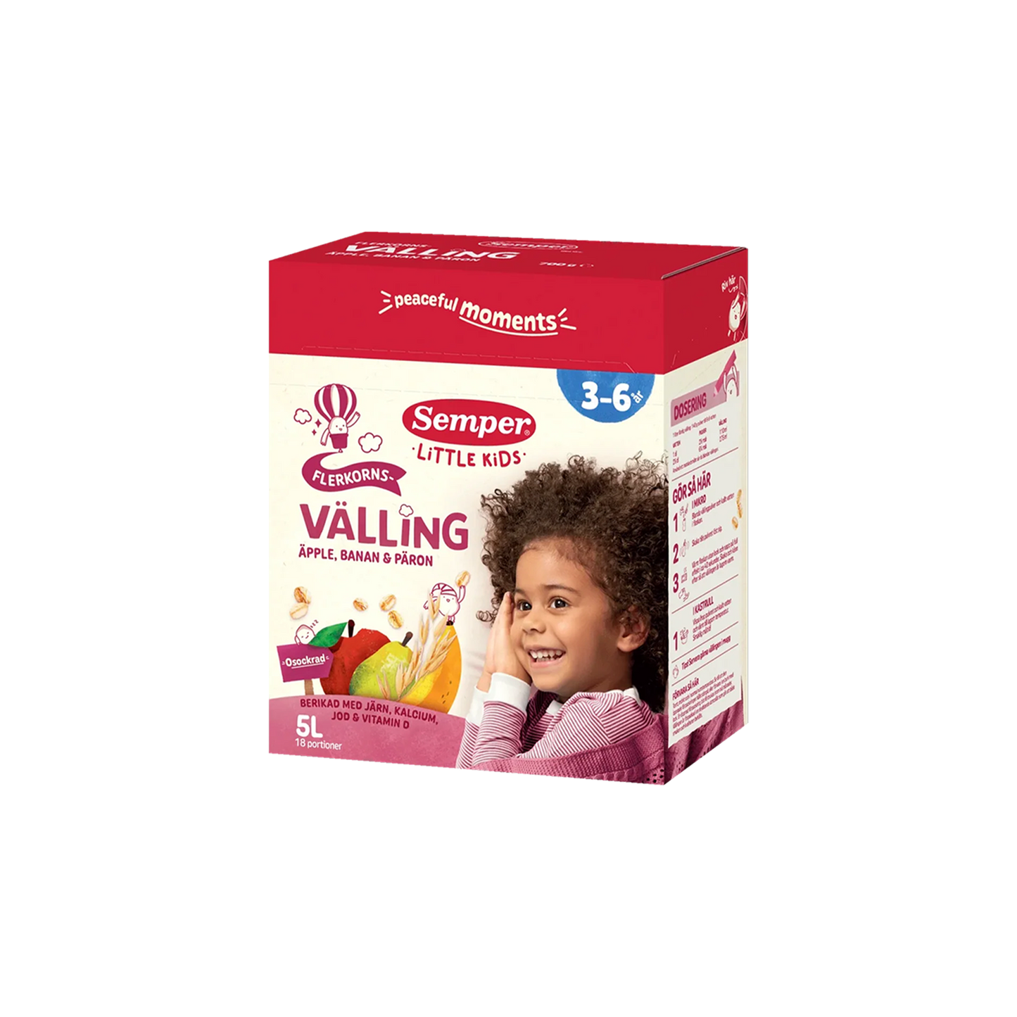 「Semper Multigrain Porridge Apple, Banana & Pear 3-6 Yrs」