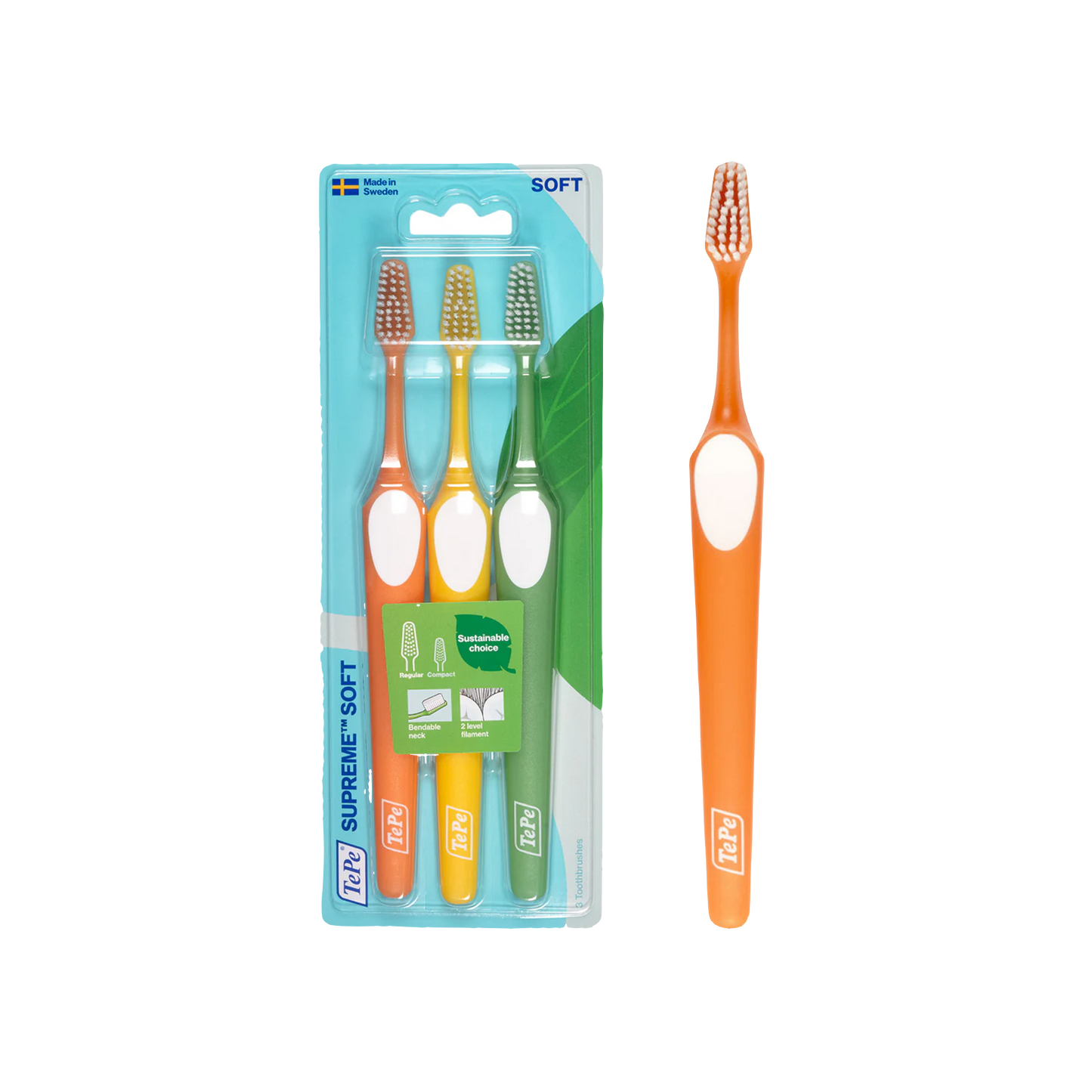 「TePe Supreme Soft」3 pcs