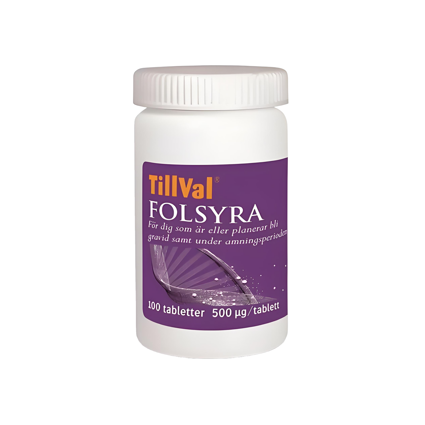 「TillVal Folic Acid」100 tablets