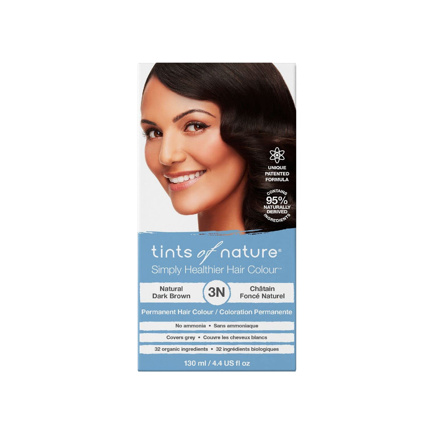 「Tints of Nature Hair Dye 3N Natural Dark Brown」130ml